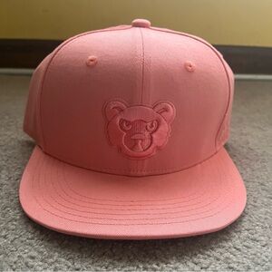 Budweiser Pink Hat with Bear Logo